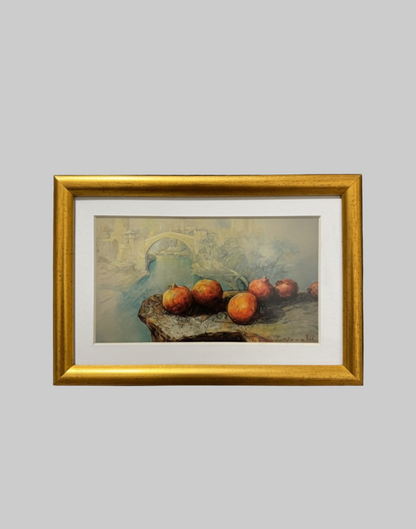 Fruitsoorten Met Mostar Brug (Dag)