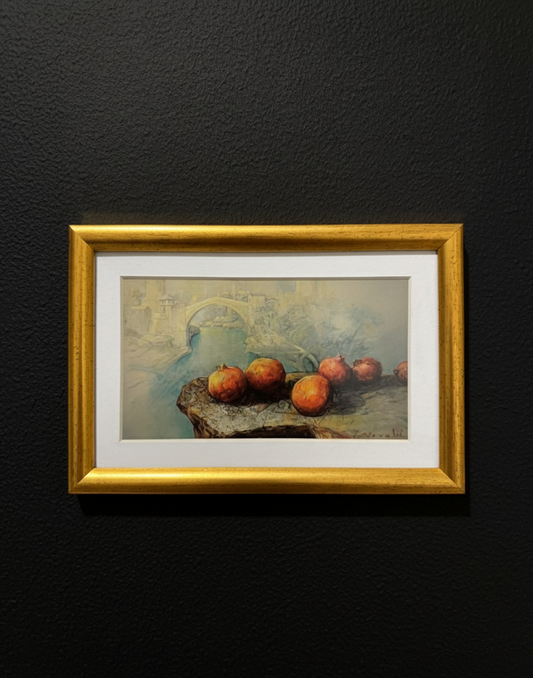 Fruitsoorten Met Mostar Brug (Dag)