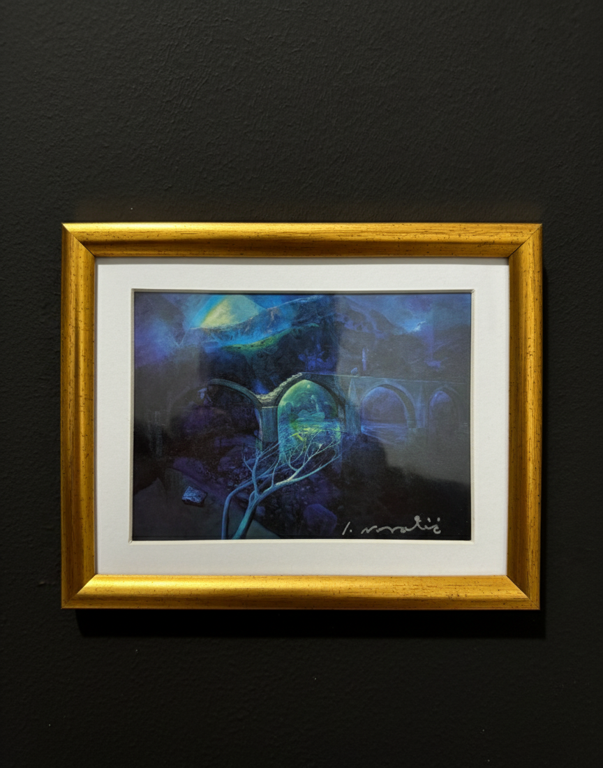 Abstracte Brug (Nacht)