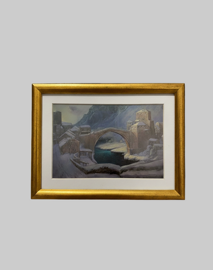 Mostar Brug (Sneeuw)