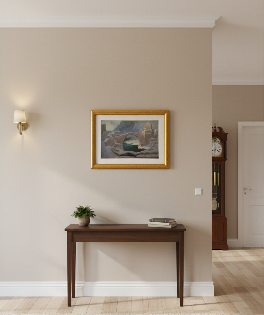 Mostar Brug (Sneeuw)